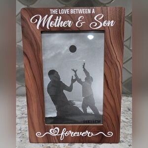 Mother & Son Wooden Photo Frame